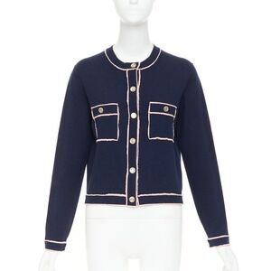 Chanel 21p Cashmere Button Cardigan